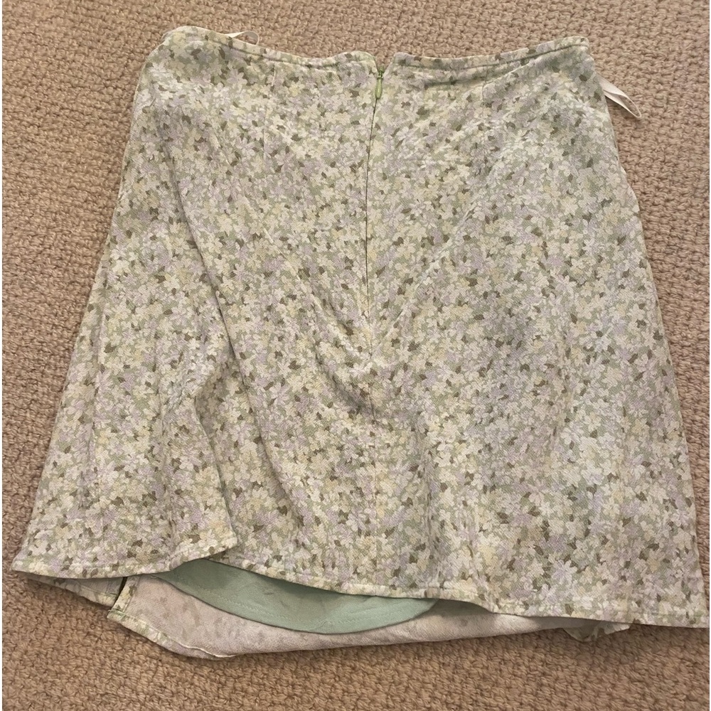 Green Floral Skirt (Matching top on my page)